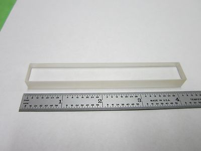 OPTICAL RECTANGULAR LENS PLANO CONCAVE MIL SPEC LASER OPTICS BIN#R1-34