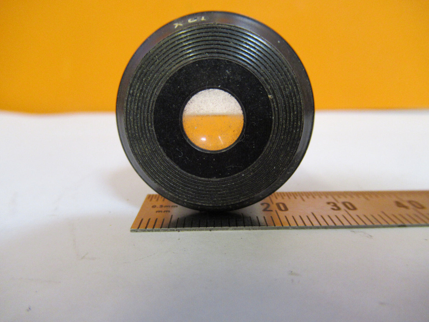 ANTIQUE BAUSCH LOMB 10X  EYEPIECE OPTICS MICROSCOPE PART AS PICTURED S4-B-41