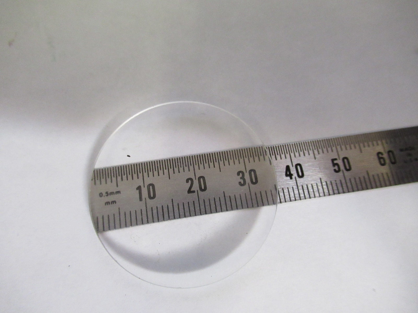 OLYMPUS JAPAN DIFFUSER CONVEX FILTER LENS MICROSCOPE PART AS PICTURED Y3-B-34