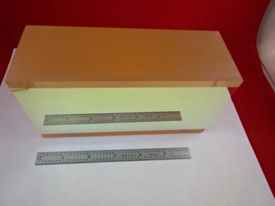 HUGE ZERODUR BLOCK OPTICAL DICHROIC MIRROR VERY NICE OPTICS AS PICTURED &Z8-01