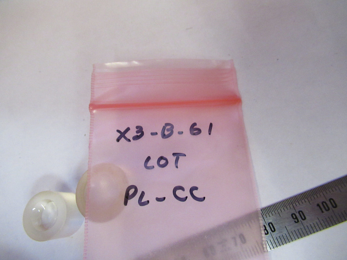 LOT 2ea OPTICAL GLASS LENS PLANO CONCAVE PL-CC OPTICS X3-B-61