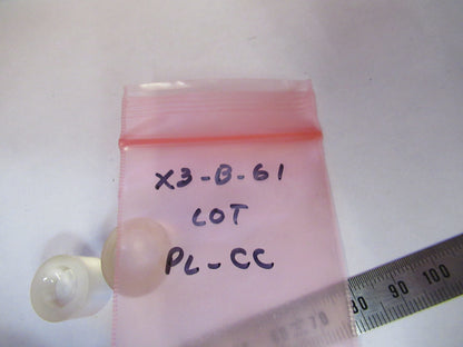 LOT 2ea OPTICAL GLASS LENS PLANO CONCAVE PL-CC OPTICS X3-B-61