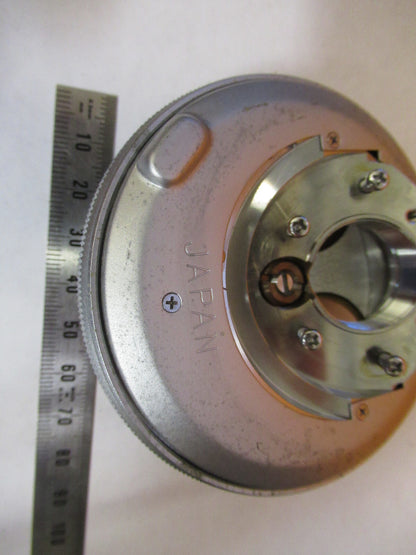 OLYMPUS JAPAN NOSEPIECE QUADRUPLE MICROSCOPE PART AS PICTURED Q9-FT-88