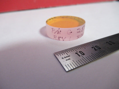 OPTICAL FLAT COATED FUSED SILICA 532nm HP LASER OPTICS AS PICTURED Q2-27