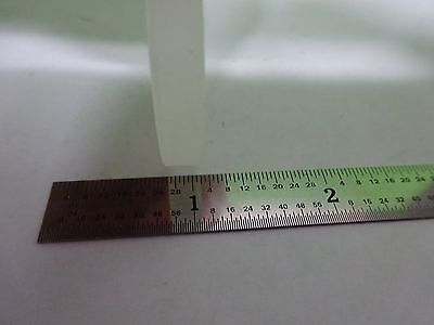 MICROSCOPE PART OPTICAL LENS DIFFUSER FROSTED FLAT THICK AS IS OPTICS BIN#V7-27