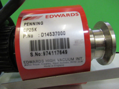EDWARDS PENNING VACUUM SENSOR AS PICTURED T2-A-21