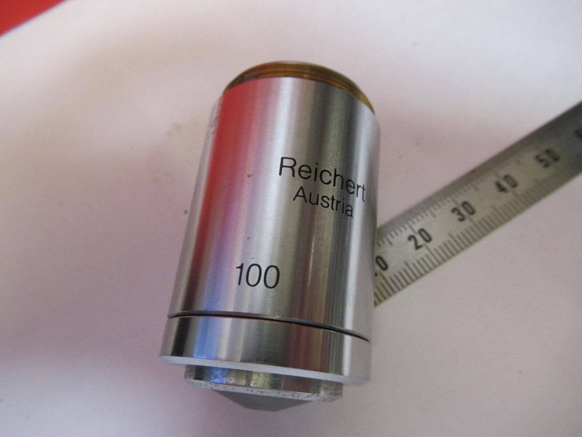MICROSCOPE PART REICHERT POLYVAR OBJECTIVE DIC IK FLUOR 100X OPTICS Y5-A-31