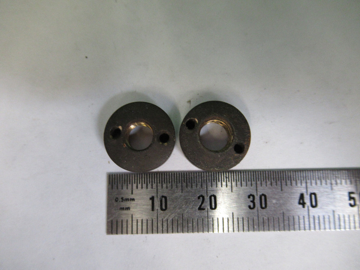 ANTIQUE RARE BAUSCH LOMB BRASS SPANNER NUTS MICROSCOPE AS PICTURED X6-A-71