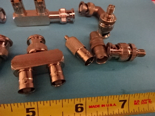 Lot BNC Connector Adapters RF Microwave Frequency