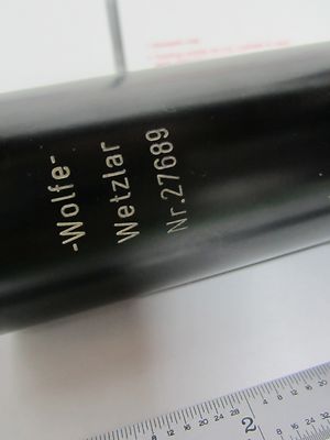 MICROSCOPE PART WOLFE WETZLAR GERMANY TUBUS WITHOUT OPTICS AS IS BIN#Q8-56