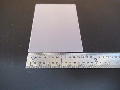 QUARTZ PLATE SINGLE CRYSTAL X-CUT PIEZOELECTRIC BLANK AS PICTURED &3K-A-97