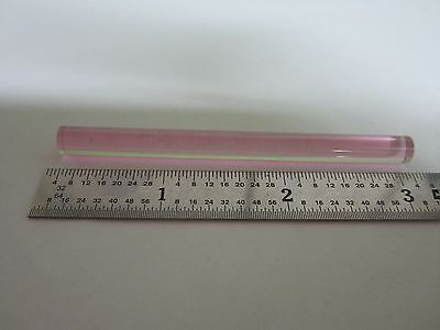 OPTICAL LASER ROD NEODYMIUM DOPED OPTICS AS IS  BIN#5-DT-B-1