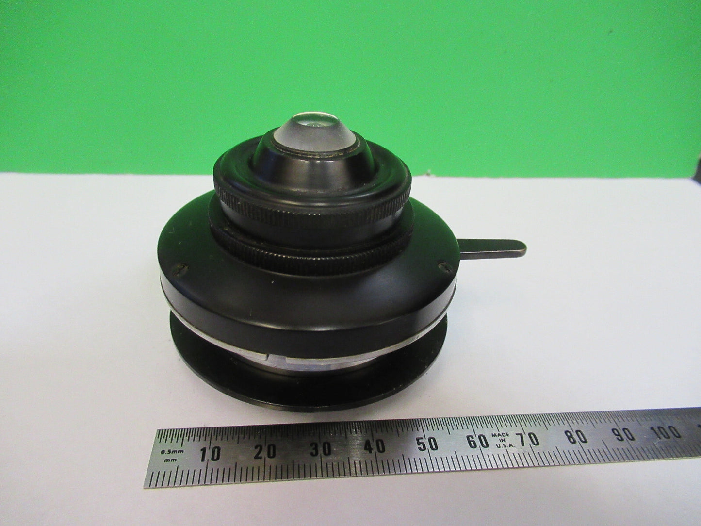 Spencer Lens Co. Antique Condenser + Iris Optics Microscope Part