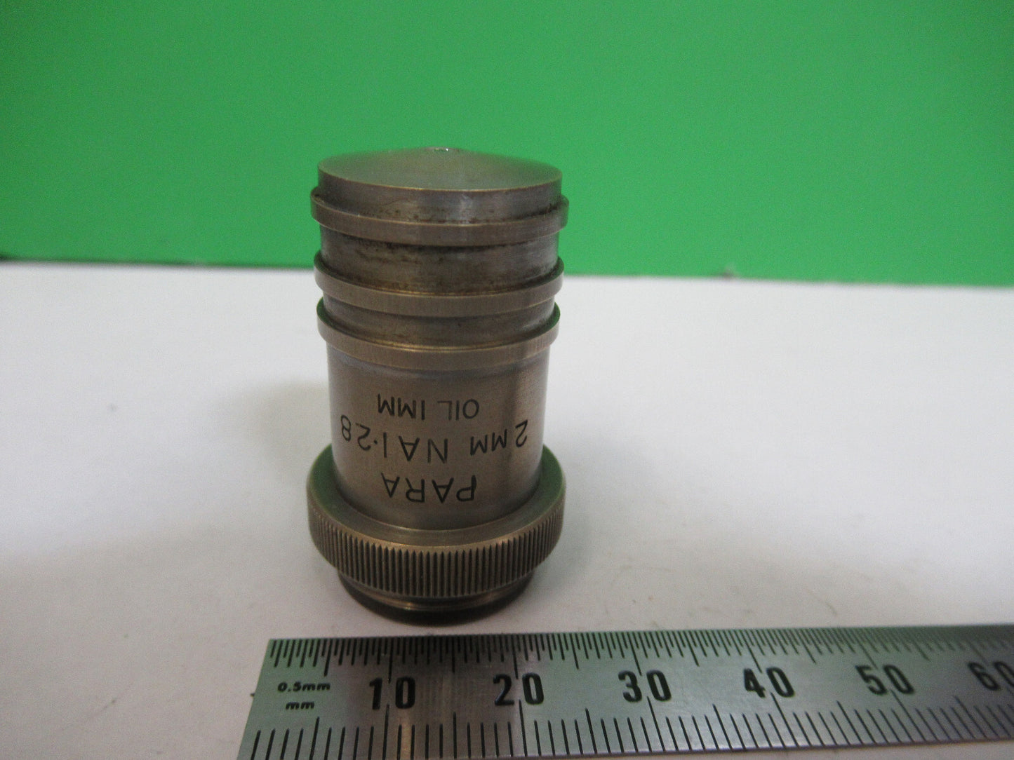 WATSON LONDON  PARA 100X OBJECTIVE OPTICS MICROSCOPE PART AS PICTURED R2-B-82