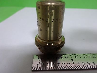 Microscope Part Vintage Objective Baker London 1/6 Optics