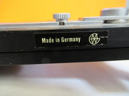 WILD HEERBRUGG SWISS M20E XY STAGE TABLE MICROSCOPE PART AS PICTURED Y3-A-34
