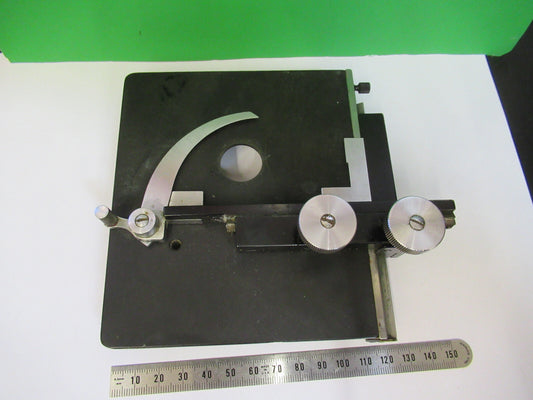 Bausch & Lomb Vintage Stage Table Xy Antique Microscope Part