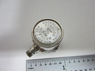 MEGGITT ENDEVCO 7701-100 pC/g ACCELEROMETER VIBRATION SENSOR CALIBRATION BIN#C2