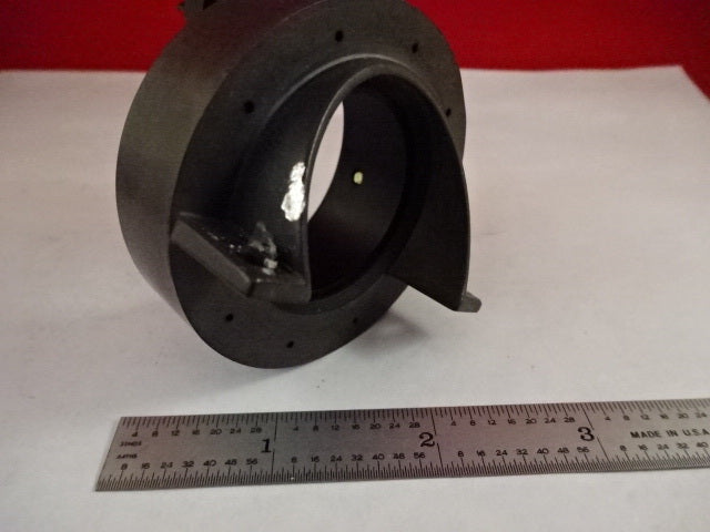MICROSCOPE PART NIKON JAPAN MOUNTED IRIS DIAPHRAGM OPTICS AS IS #Y5-D-05