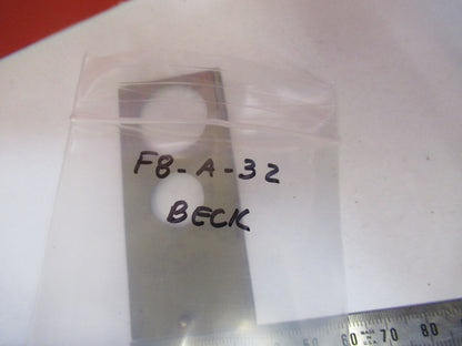 Antique Brass Beck London Rare Lens Slide Microscope Part