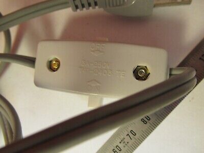 MICROSCOPE PART LAMP CABLE ILLUMINATOR UNKNOWN MAKER AS PICTURED &8-B-07