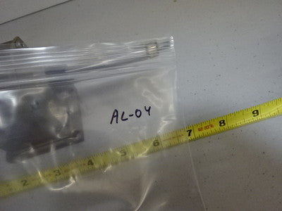 MICROSCOPE PART POLYVAR REICHERT LEICA STAGE MICROMETER ASSEMBLY AS IS #AL-04