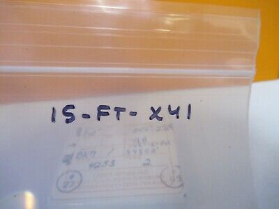 OPTICAL COATED FLAT 1" DIAMETER LASER OPTICS AS PICTURED &15-FT-X41