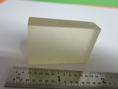 OPTICAL ZERODUR FLAT BLOCK one side is polished LASER OPTICS as pic A3-B-14B