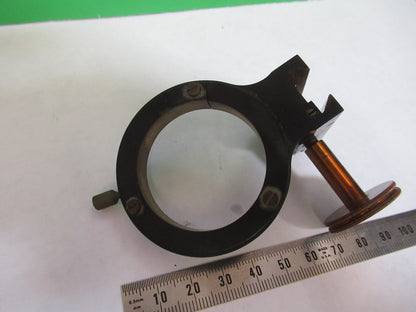 ANTIQUE BAUSCH LOMB CONDENSER HOLDER MICROSCOPE PART AS PICTURED H7-B-76