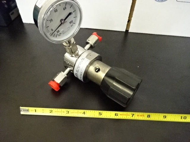 APTECH MANOMETER REGULATOR VALVE GAS PROCESS CONTROL AS IS #78-05