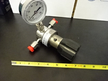 APTECH MANOMETER REGULATOR VALVE GAS PROCESS CONTROL AS IS #78-05
