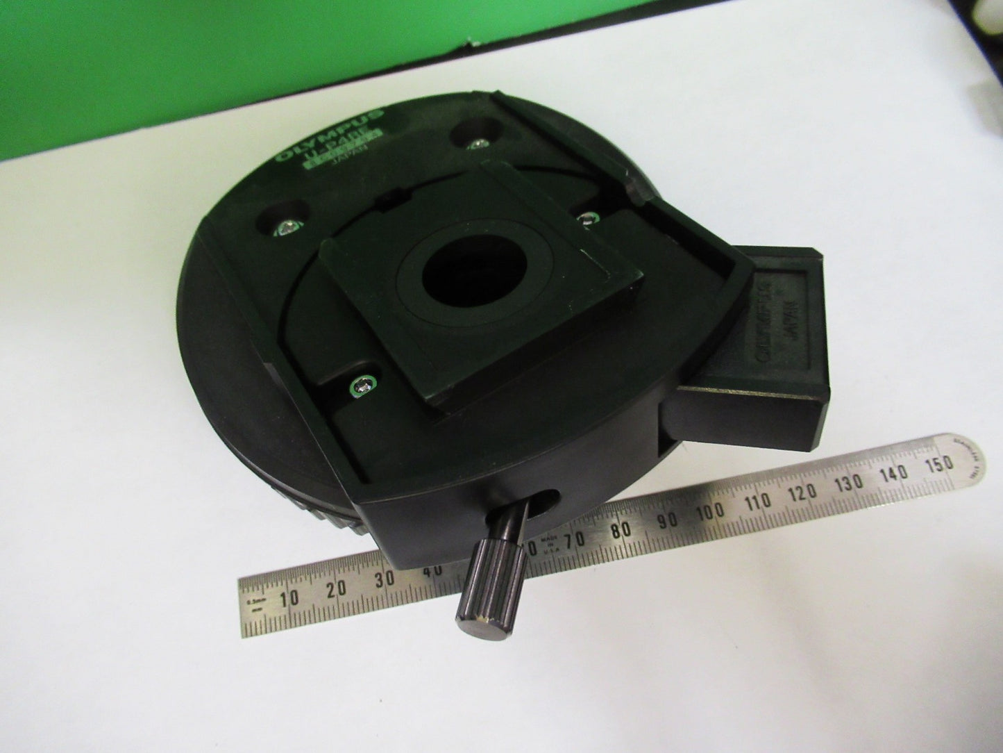 OLYMPUS JAPAN NOSEPIECE  U-P4RE MICROSCOPE PART AS PICTURED T4-A-23