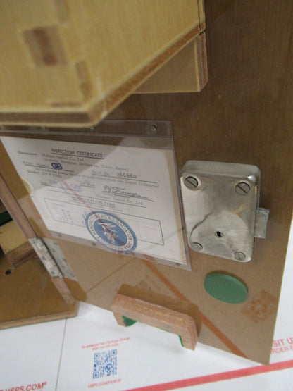 EMPTY OLYMPUS JAPAN WOOD CABINET BOX MICROSCOPE PART AS PICTURED &TA-4