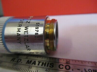 LEITZ WETZLAR 519762 OBJECTIVE EF 40X /160  MICROSCOPE PART AS PICTURED &B1-B-91