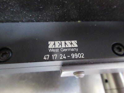 FOR PARTS ZEISS IN35 STAGE TABLE [broken stick] moves fine MICROSCOPE PART &TC-2
