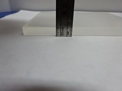 MICROSCOPE PART STAGE GLASS DULL & POLISHED SIDES OPTICS #83-05