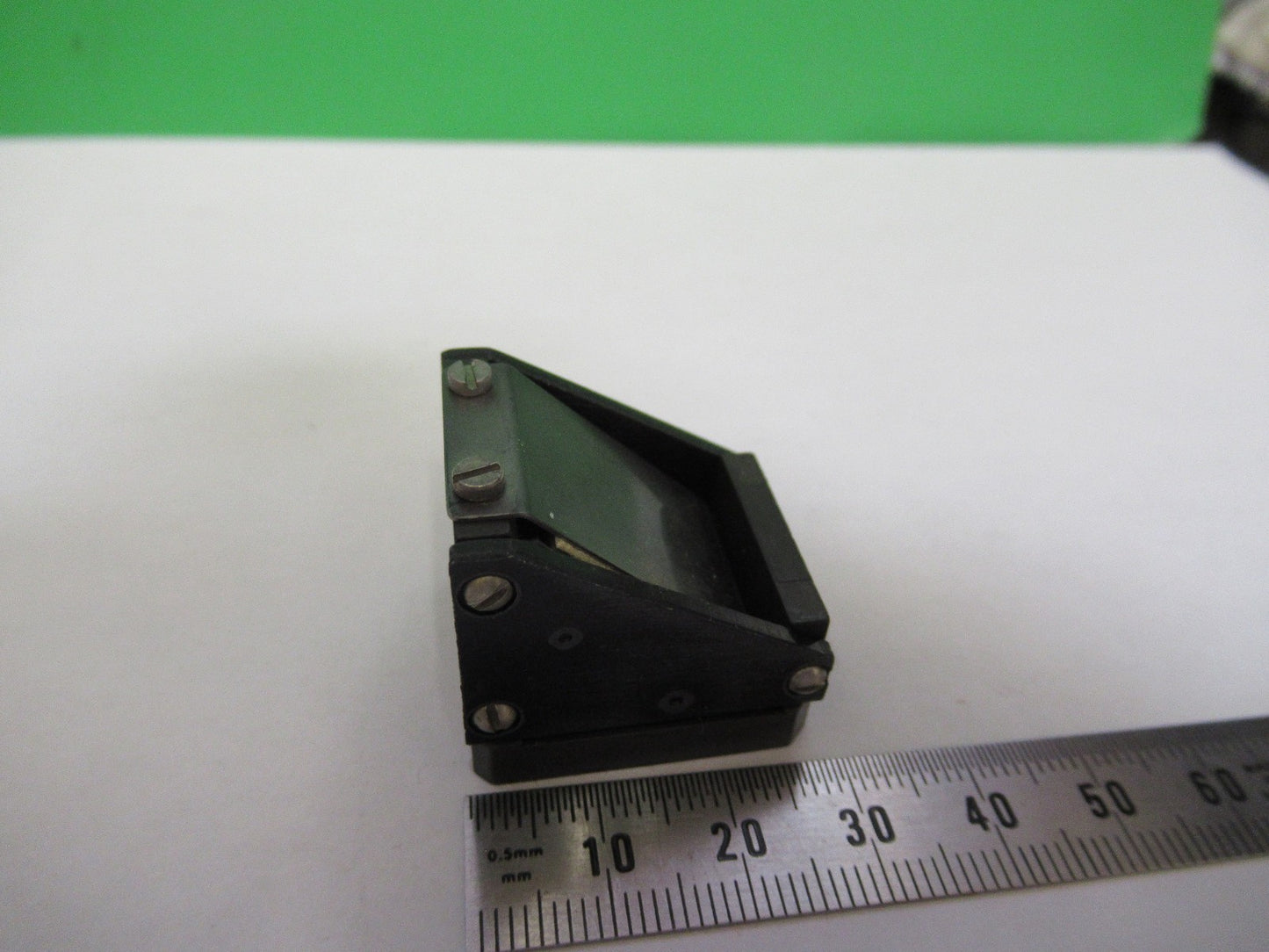NIKON JAPAN HEAD GLASS PRISM OPTICS MICROSCOPE PART AS PICTURED T4-B-14