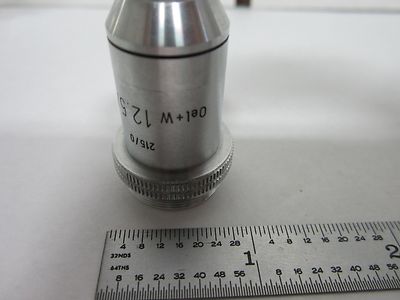 MICROSCOPE PART LEITZ WETZLAR GERMANY OBJECTIVE 12.5X OPTICS BIN#L3-14
