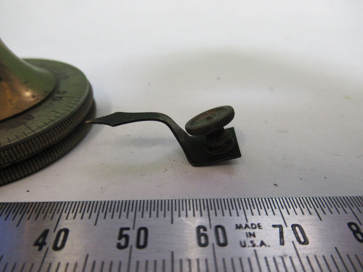 Antique Bausch & Lomb Set of Brass Knob Microscope Part