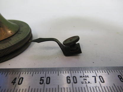Antique Bausch & Lomb Set of Brass Knob Microscope Part