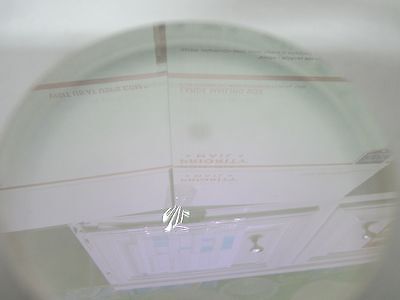 OPTICAL UV ULTRAVIOLET COATED LENS [burnt spot] LASER OPTICS AS IS BIN#R8-54
