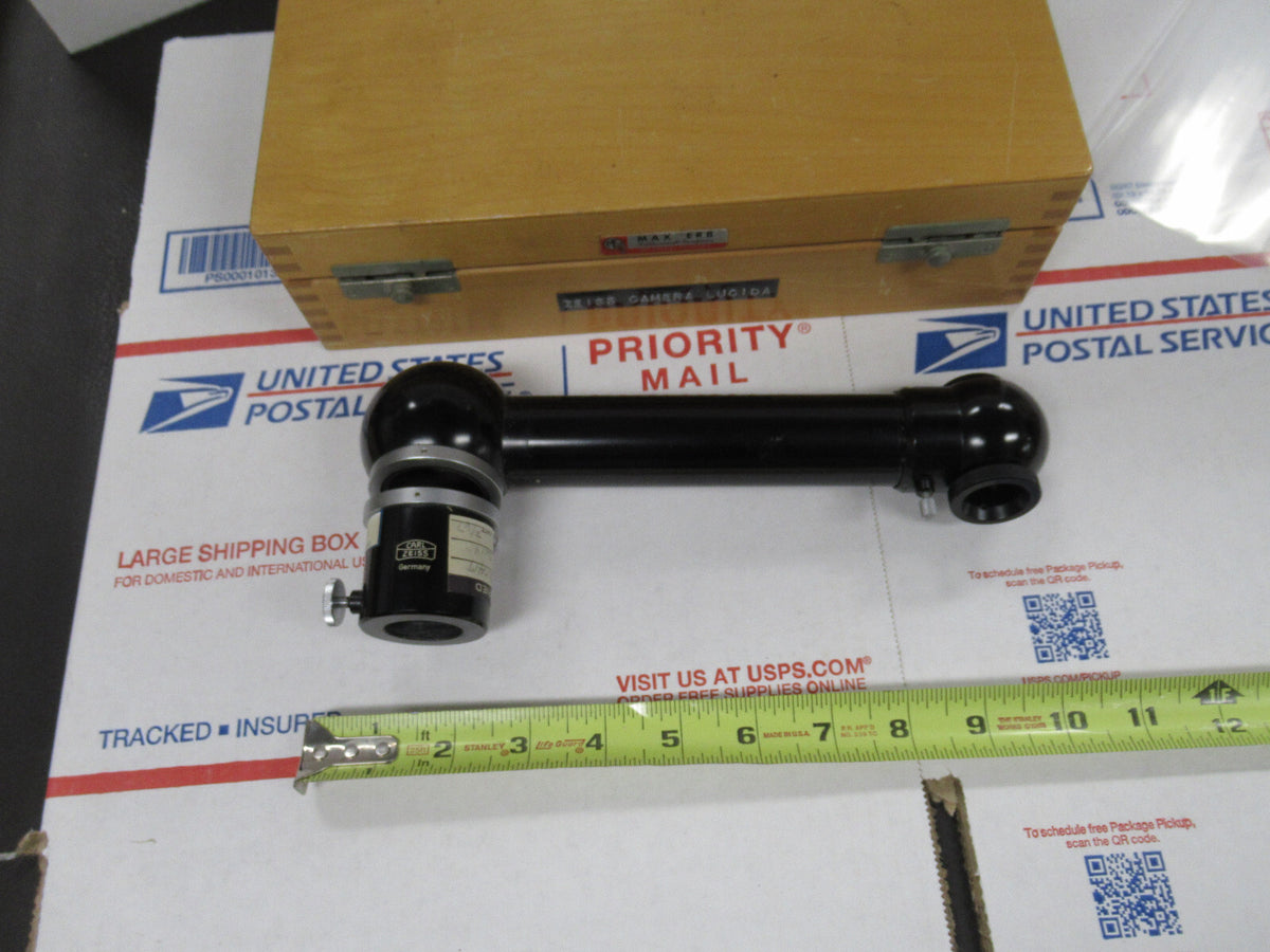 Rare Carl Zeiss AG Camera Lucida Head Vintage Microscope Part