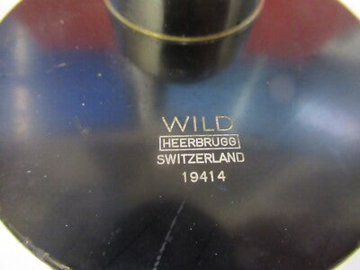 Wild Swiss M20 Dark Phase Condenser Optics Microscope Part AS Picture