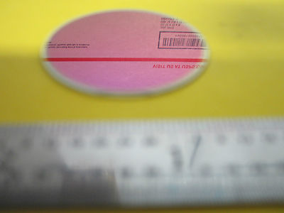 OPTICAL COATED SAPPHIRE WAFER WINDOW ?? LASER OPTICS BIN#28-09