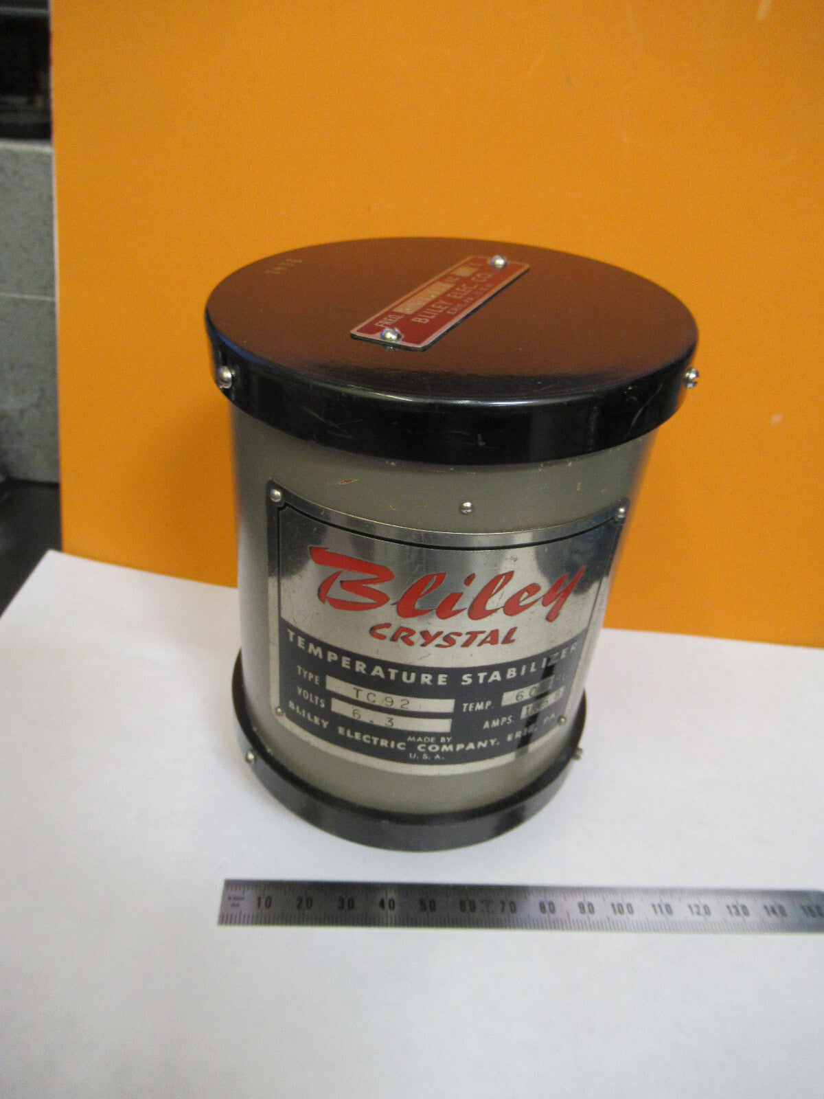 HUGE BLILEY ELECTRIC OVENIZED 5961K RESONATOR QUARTZ CRYSTAL AS PICTURED Y2-A-57