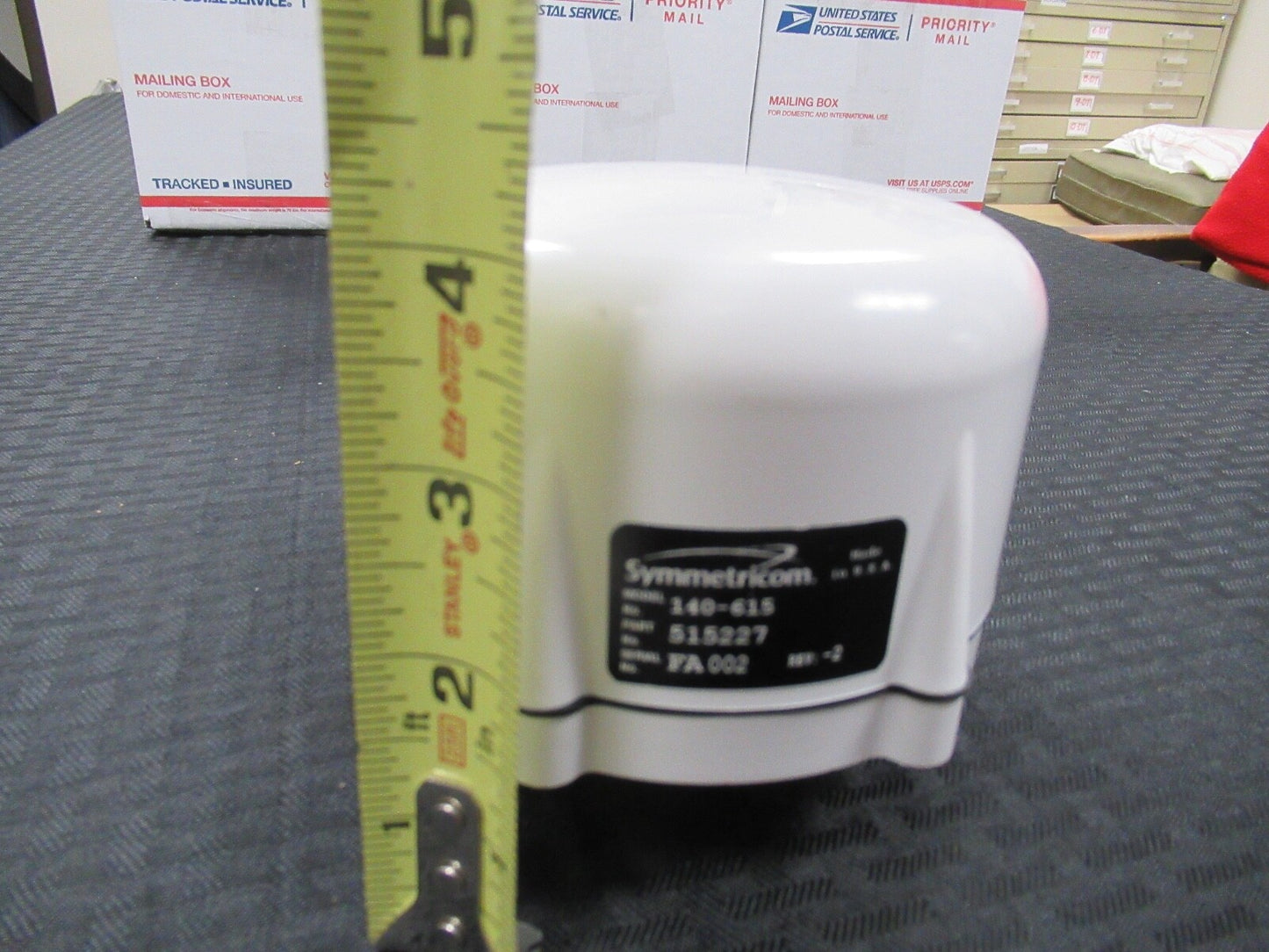 SYMMETRICOM GPS ANTENNA 140-615 for FREQUENCY STANDARD TIME BASE AS PICTURED &G6