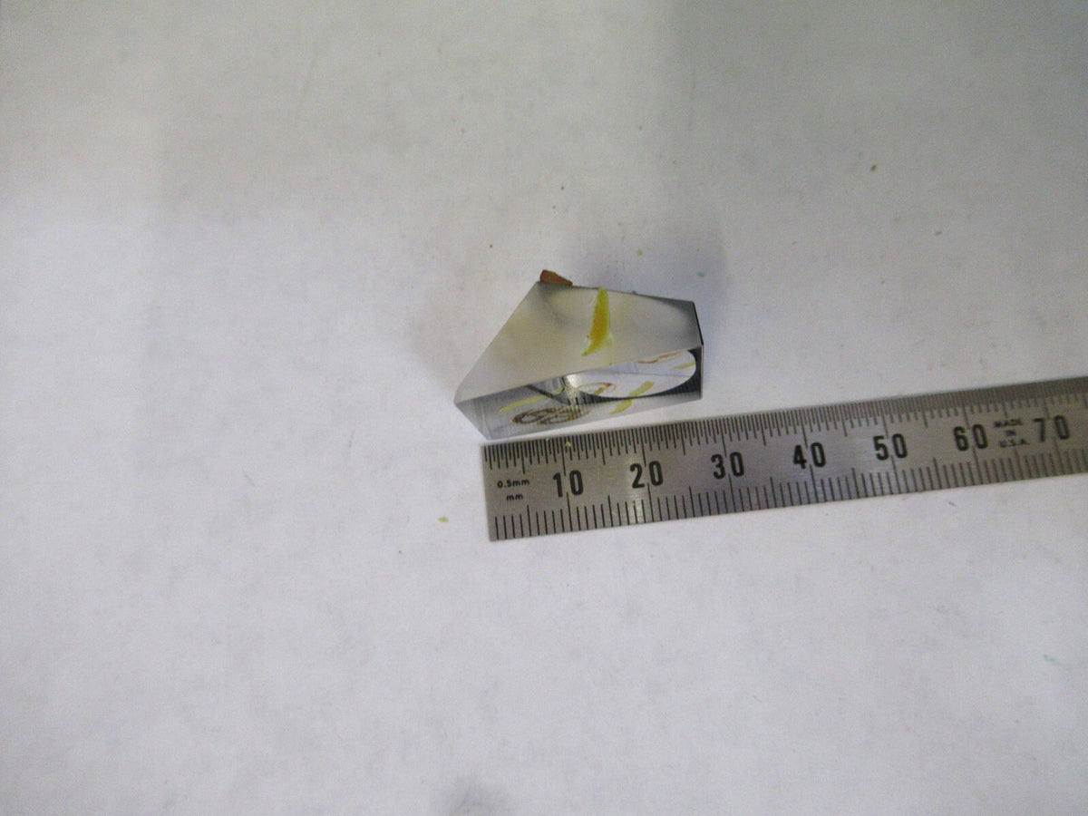 WILD HEERBRUGG GLASS PRISM HEAD OPTICS MICROSCOPE PART AS PICTURED S7-A-54
