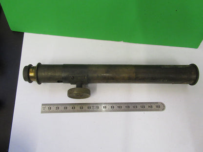 Antique Brass Stage Tubus Unknown Rare Telescope Part