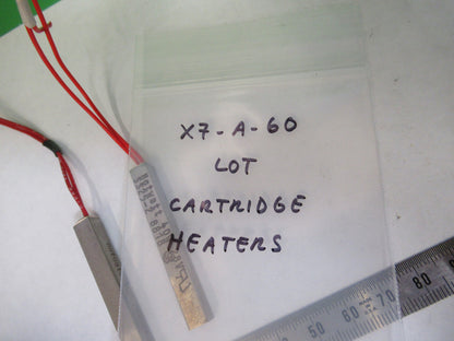 LOT 2 EA CARTRIDGE HEATER 28V 40 WATTS  CONTROL SYSTEMS AS PICTURED  X7-A-60