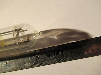 ANTIQUE QUARTZ RADIO CRYSTAL NARVA GLASS HOLDER FREQUENCY CONTROL #F4-A-84